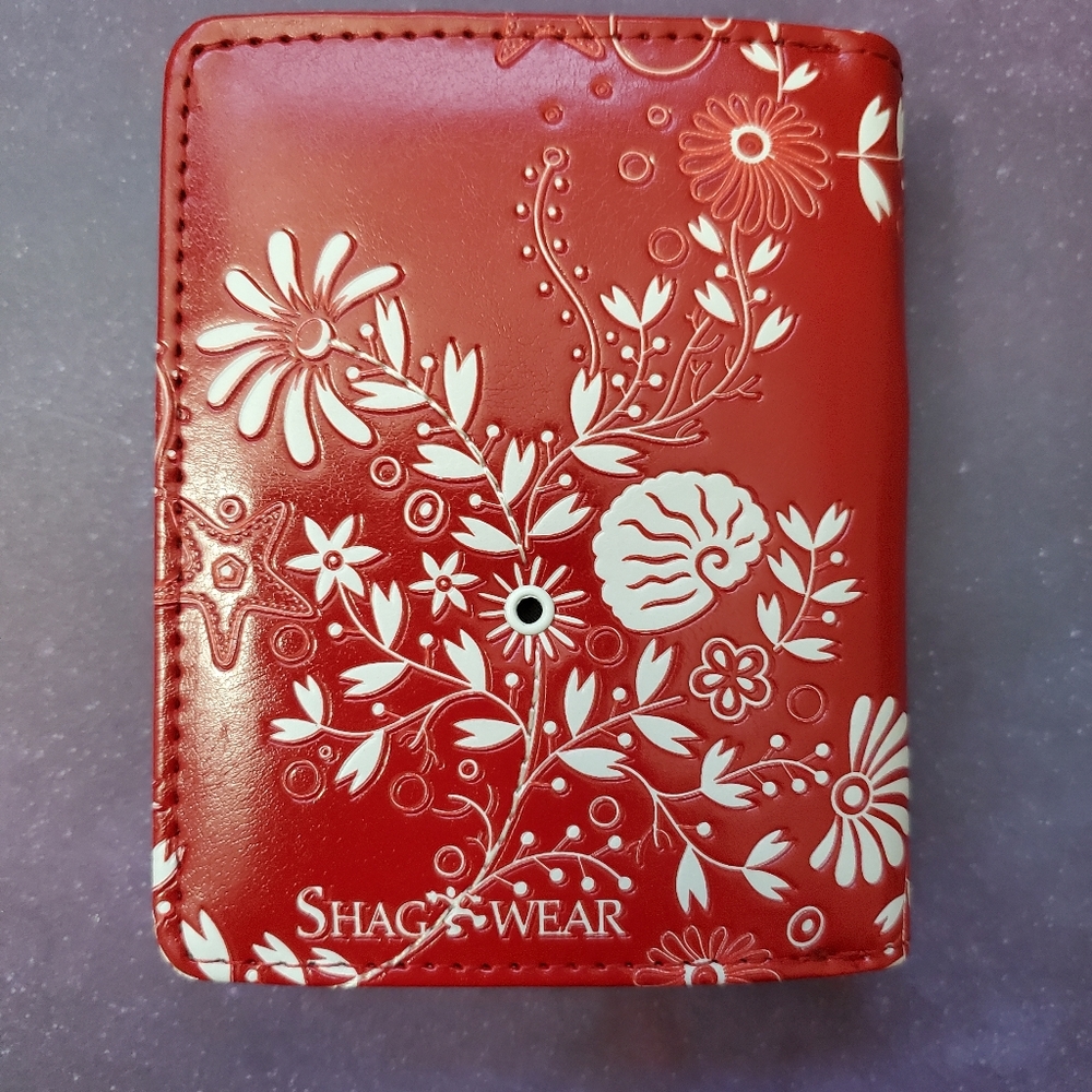 Mermaid Wallet NWT - Shagwear - Red Vegan Leather - New With Tags - Picture 2 of 9